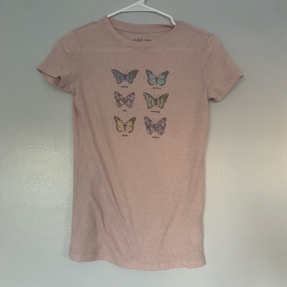 Aeropostale butterfly Classic crew t-shirt  Juniors XS